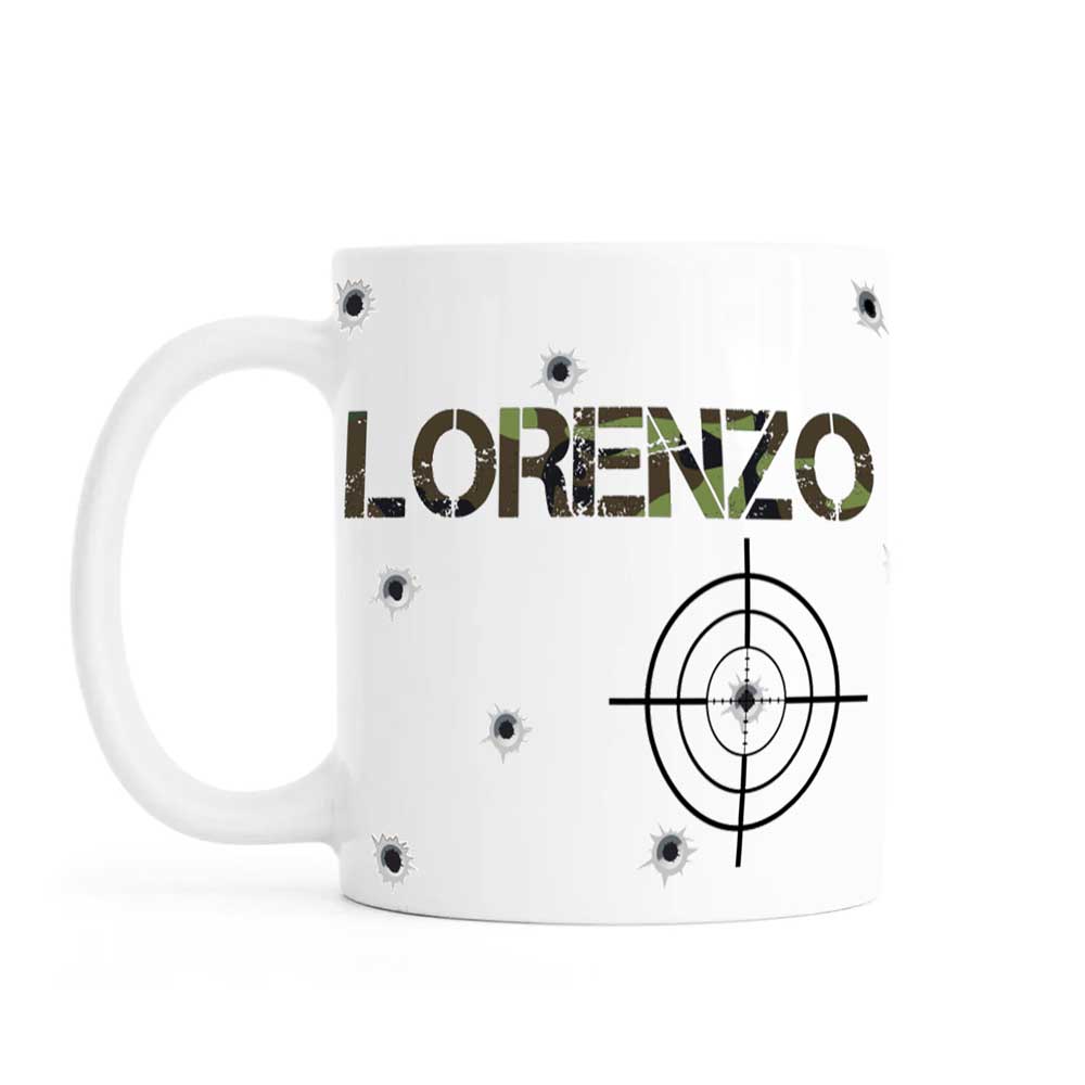 Personalised mug, military, ceramic