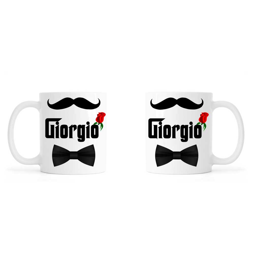 Personalised mug, godfather, best man, ceramic