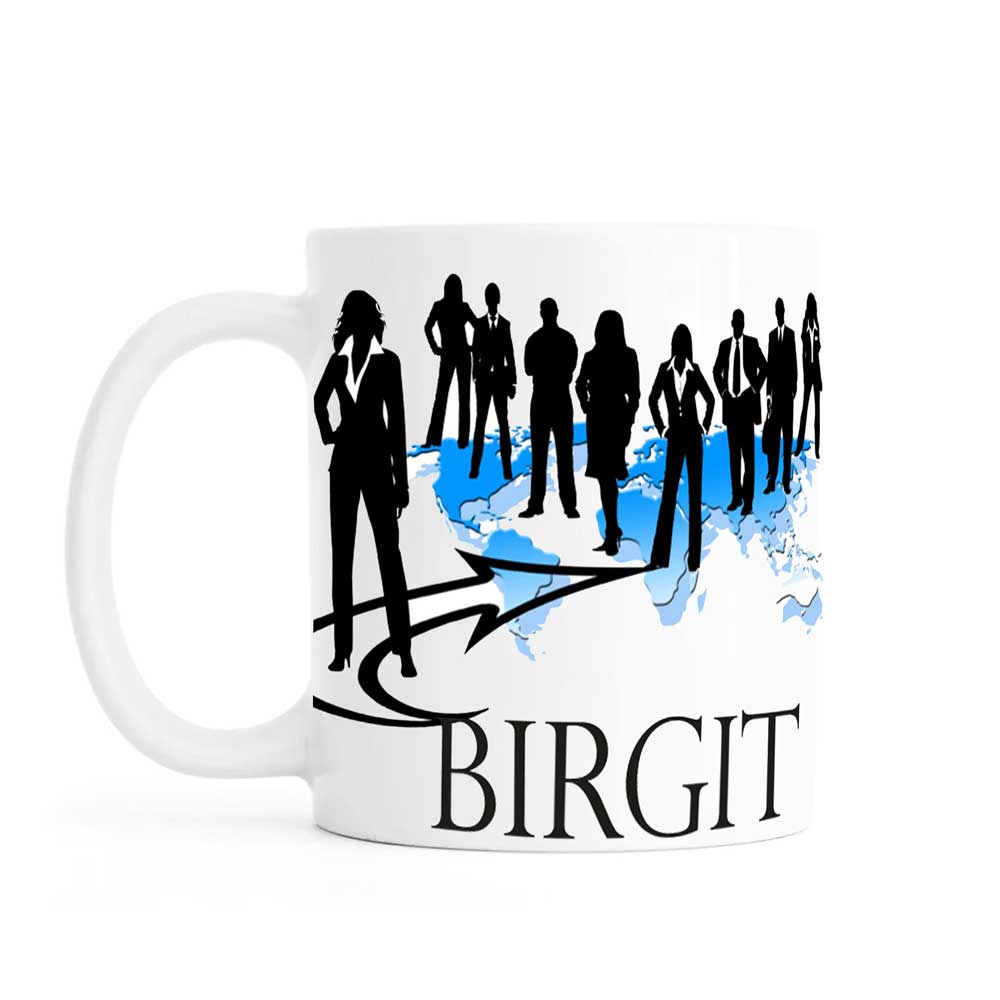 Personalised mug, office women, boss, ceramic