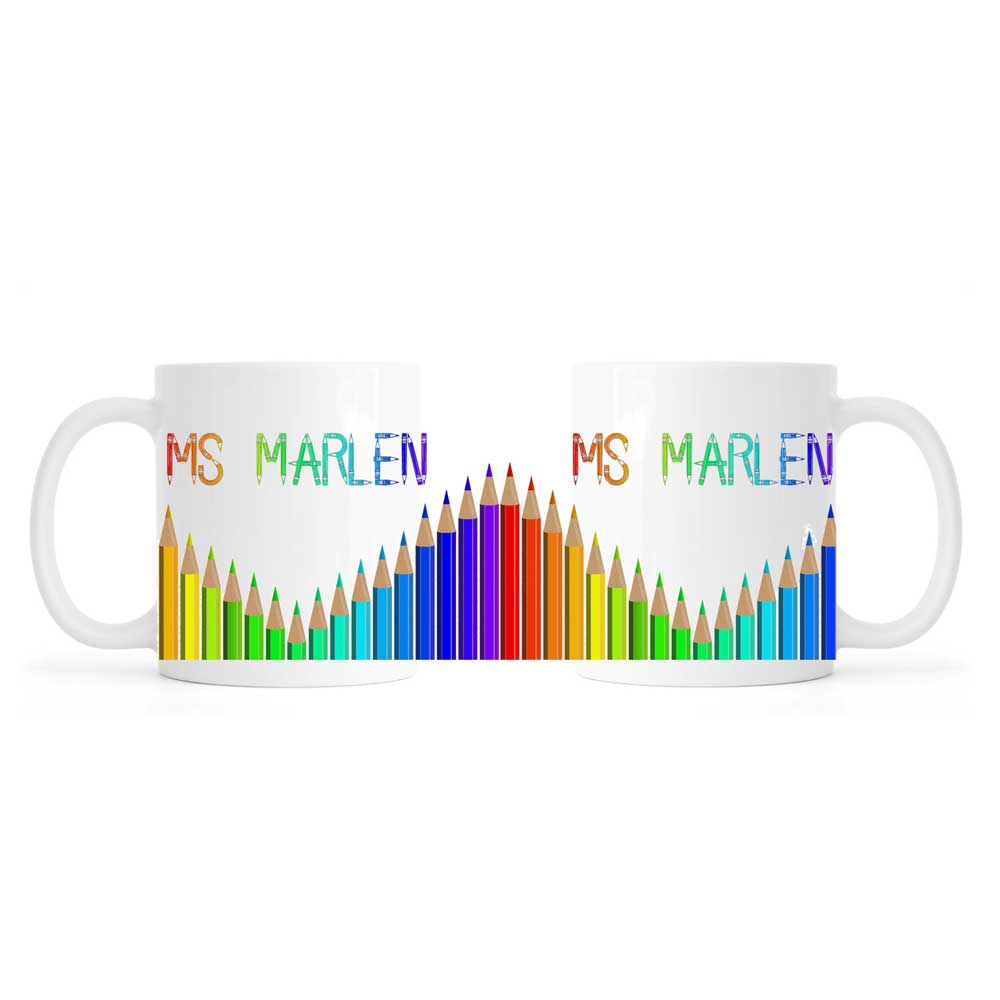 Personalised mug, school, ceramic