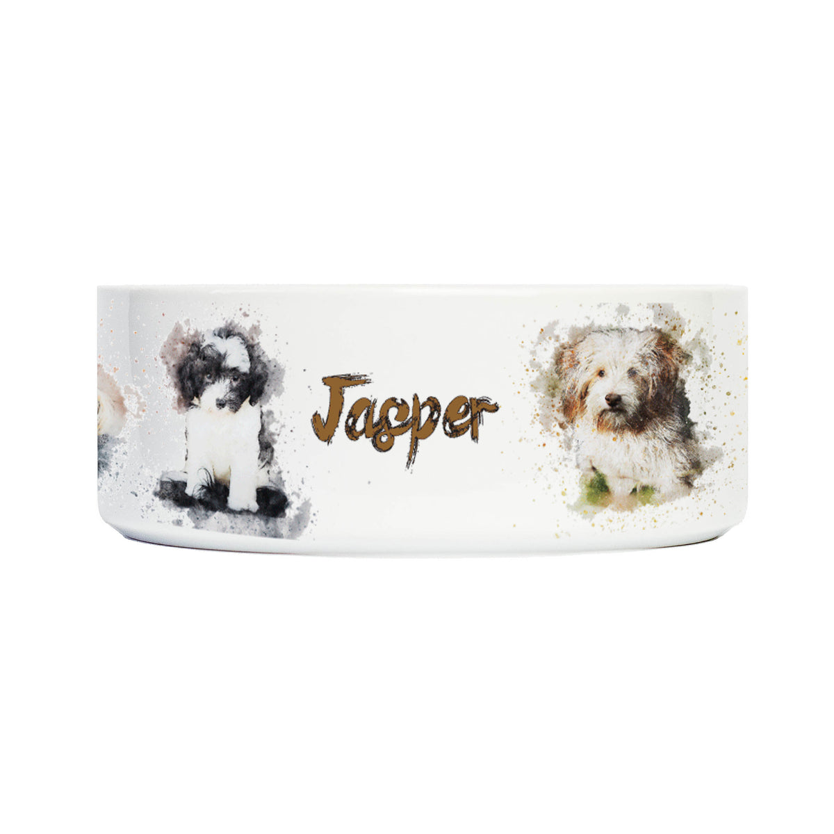 Personalised bowl for dogs / ceramic - 22oz 650ml (design 1)