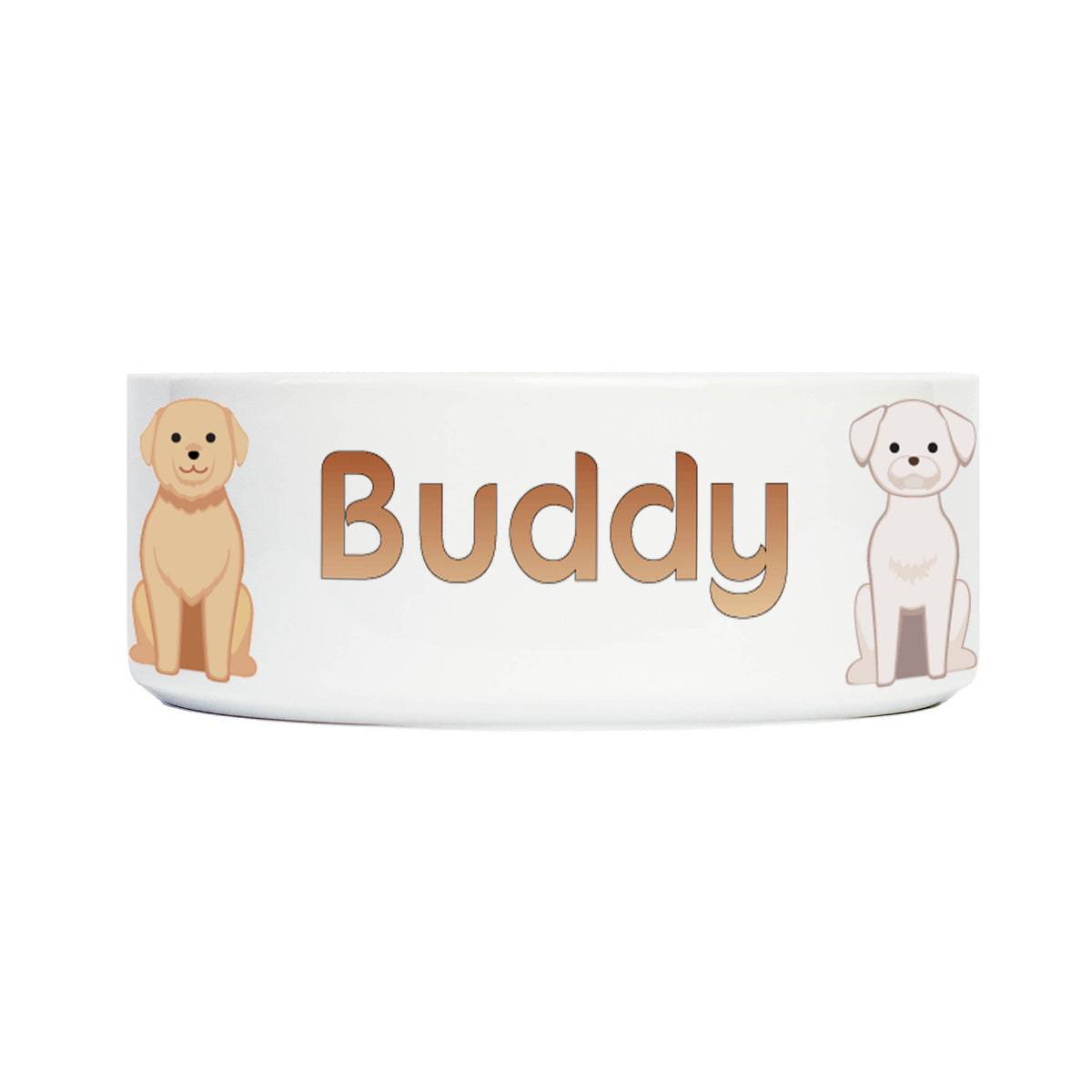 Personalised bowl for dogs / ceramic - 22oz 650ml (design 2)
