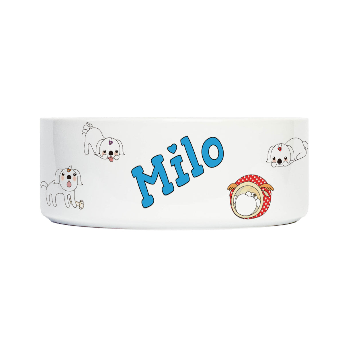 Personalised bowl for dogs / ceramic - 22oz 650ml (design 3)