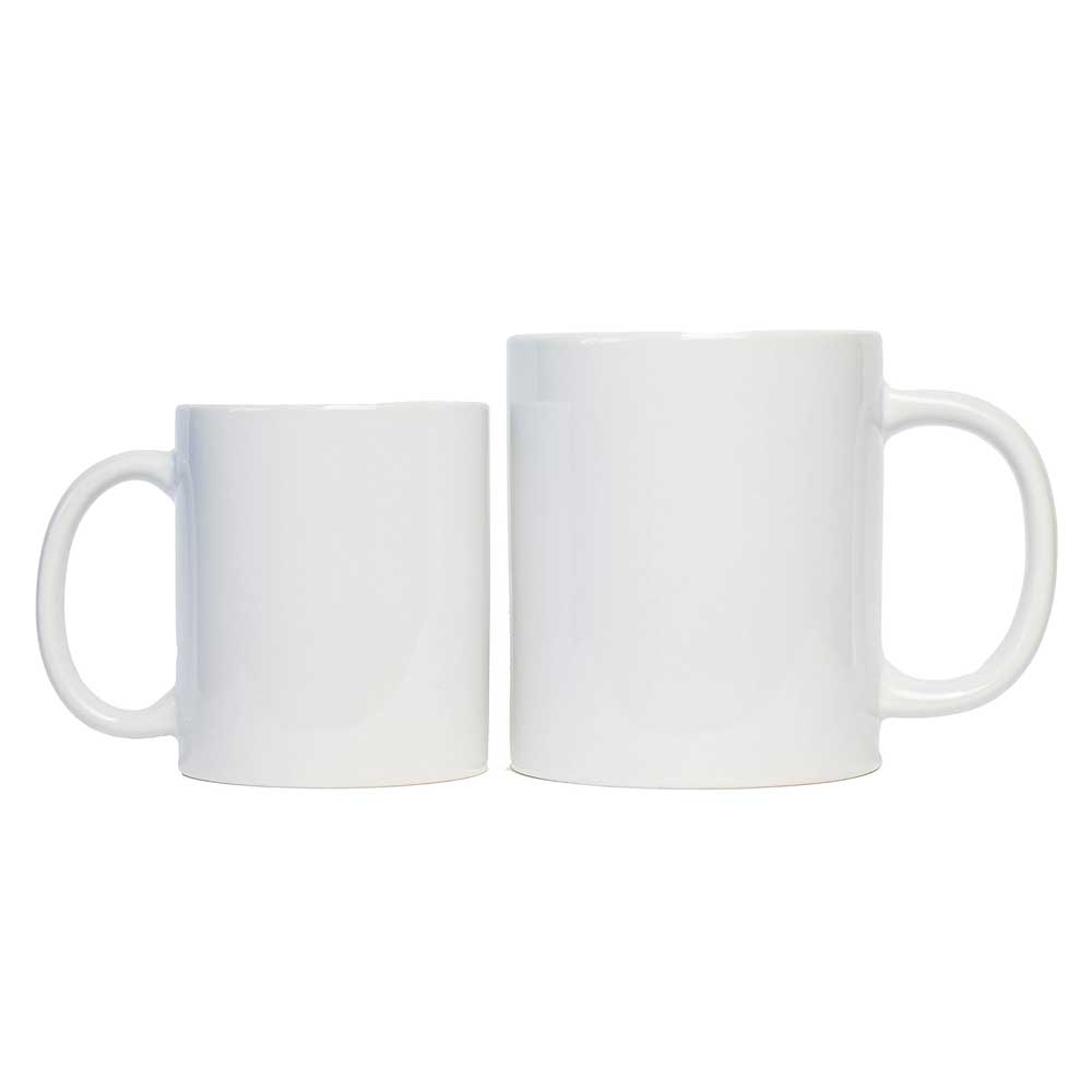 Personalised mug, crown, ceramic