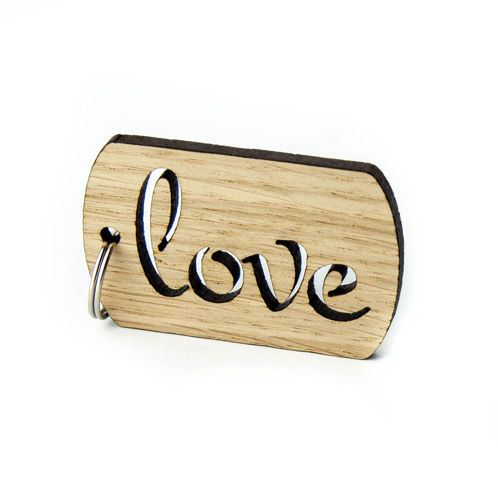 Keyring with Love, Home Keys Wooden