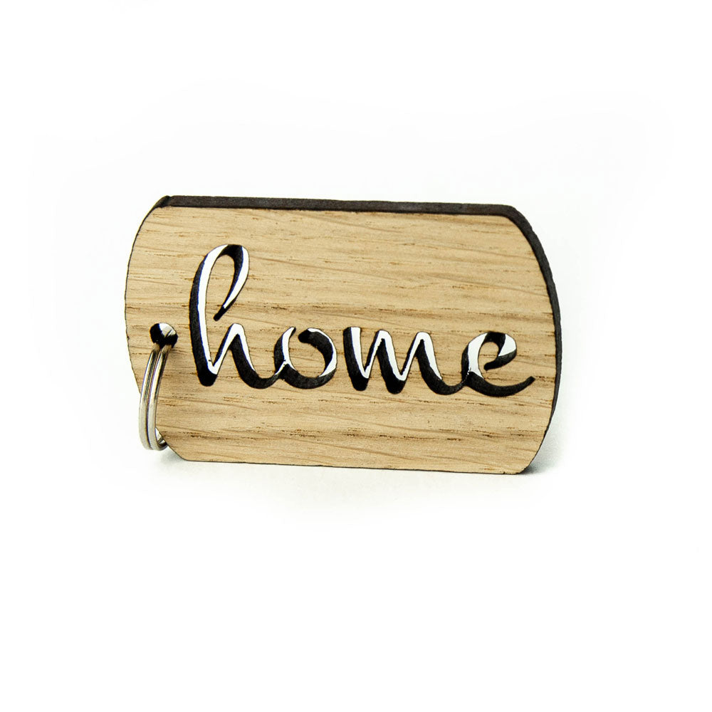 Keyring with Love, Home Keys Wooden