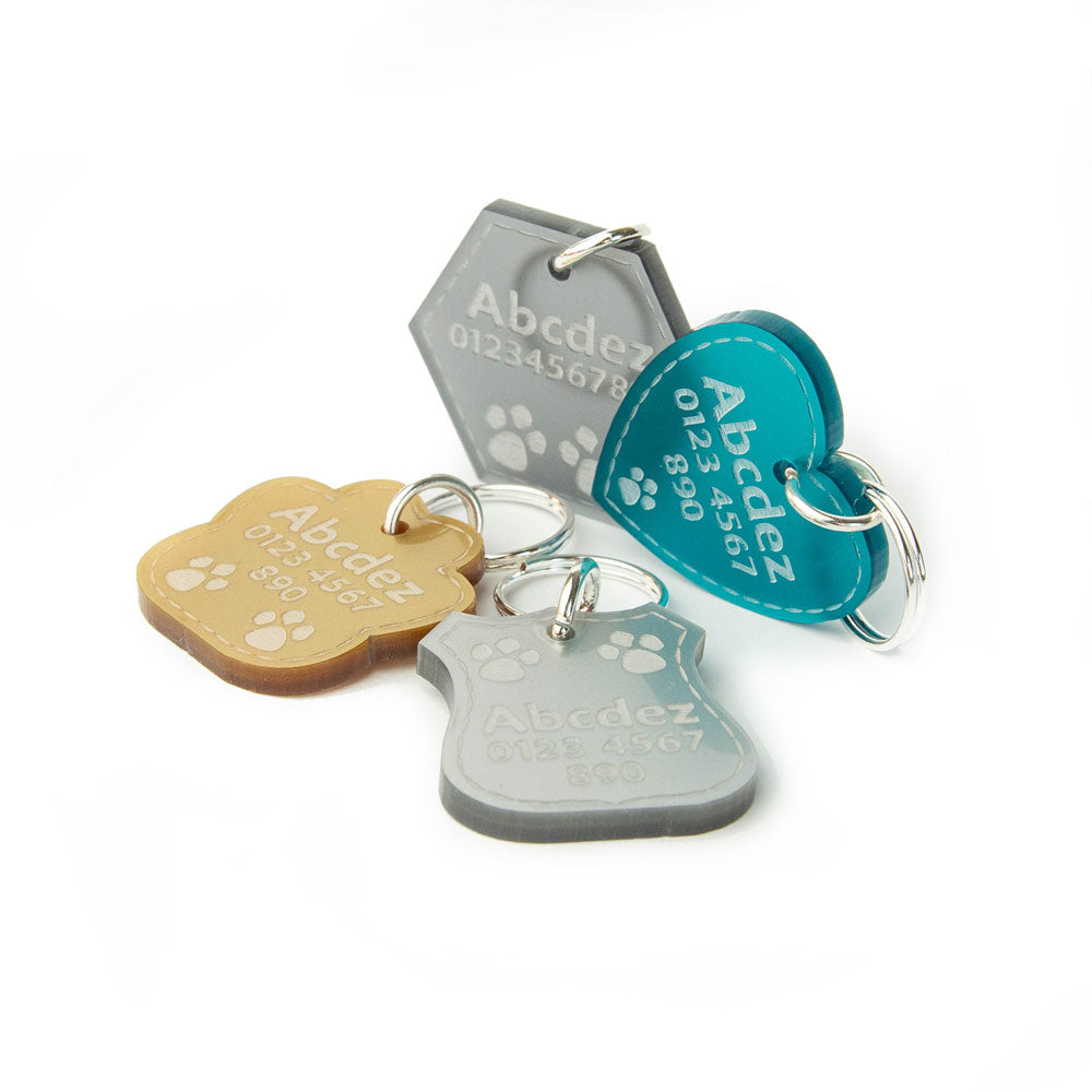 Dog tags Dog ID tags Dog name tags Luxury Personalised Engraved National Engraver