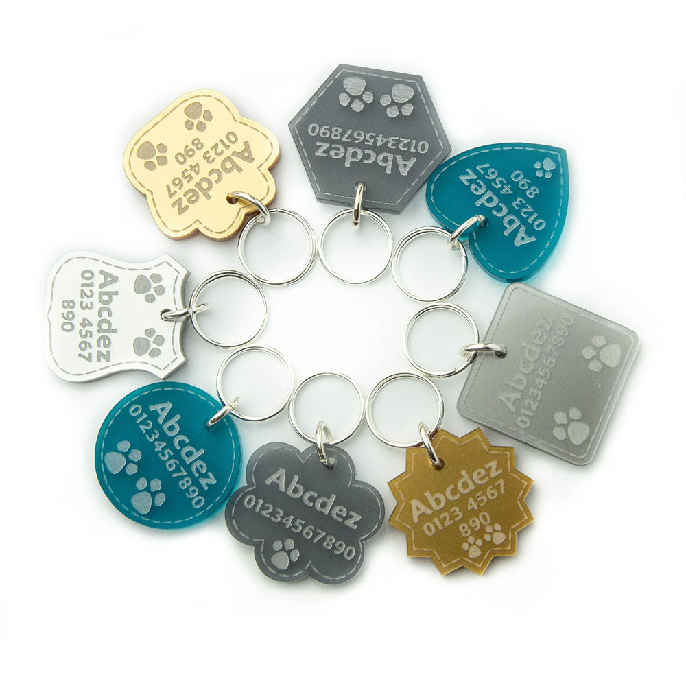 Dog tags, Dog ID tags, Dog name tags, Luxury, Personalised, Engraved