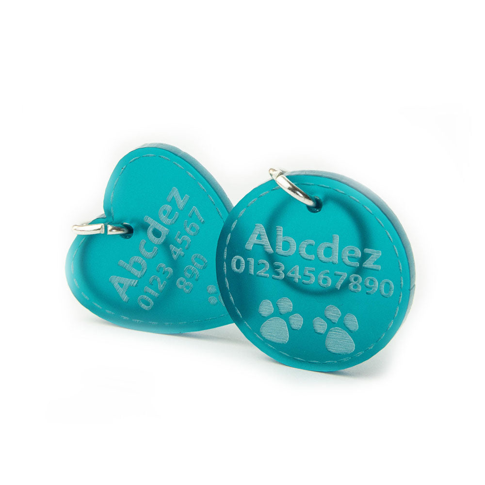 Dog Tags Name Cat Tag Acrylic Personalised Engraved Pet ID - National  Engraver