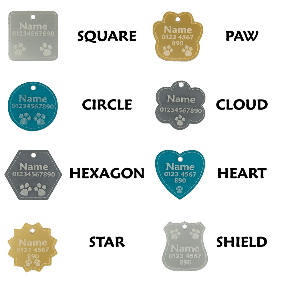 Dog tags, Dog ID tags, Dog name tags, Luxury, Personalised, Engraved
