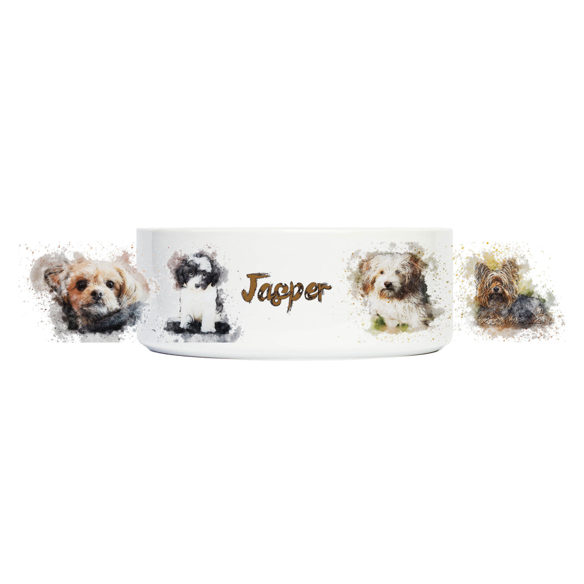 Personalised bowl for dogs / ceramic - 22oz 650ml (design 1)