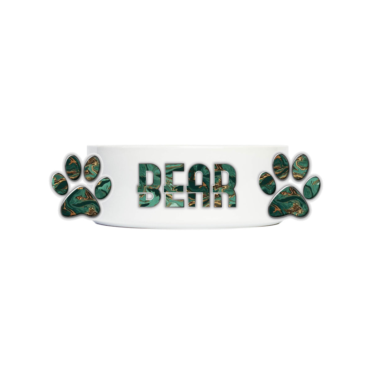 Personalised bowl for dogs / ceramic - 22oz 650ml (design 6)